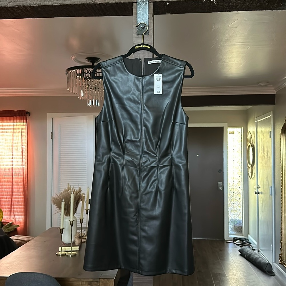 NTW Leather Mini Dress